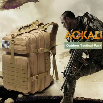 

Outdoor Sports Backpack Durable Mountaineering Travel Wear-Resisting Waterproof Rucksack Hunting Fishing Bags for Men Women Unis