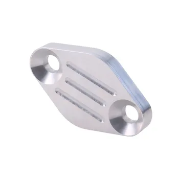 

LS LQ4 EGR TUBE Exhaust Manifold Block OFF Plate Tube Delete Plate for Chevrolet Silverado LSX 4.8L 5.3L 6.0L Natural finish 8X