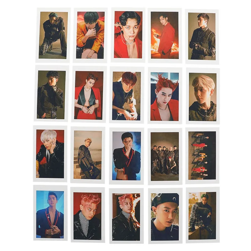 KPOP EXO NCTU WJSN Mamamoo NFlying IU рассеянная детская бумага Lomo Card Photo Card Poster Photocard Fans Подарочная коллекция Канцелярский набор