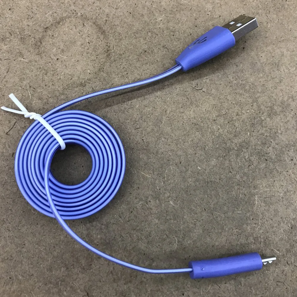 Модный 1 м 3 фута Универсальный Синхронизация USB 2,0 к Micro USB зарядное устройство светодиодный Видимый ночной Светильник кабель для передачи данных Шнур для htc samsung huawei