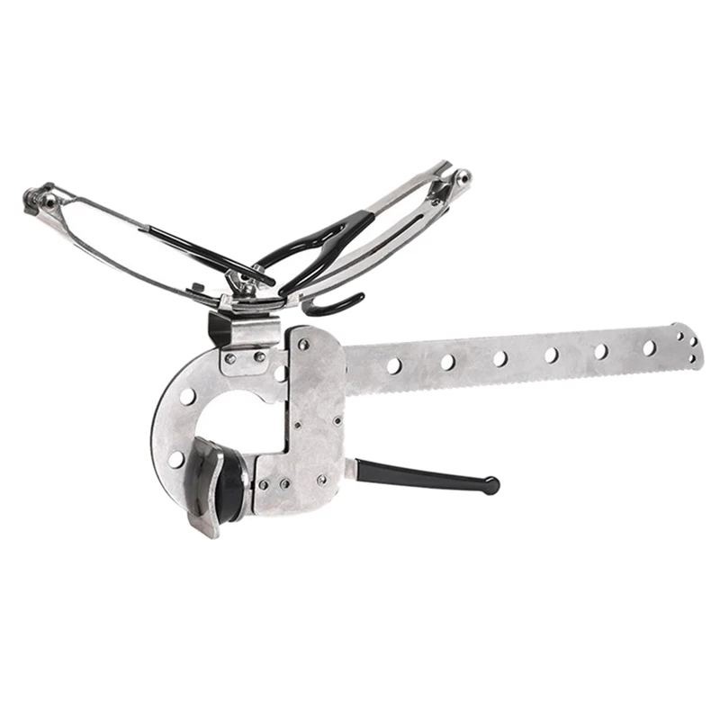 Clamping range 21cm LEO регулируемый держатель для удочки из нержавеющей стали, подставка для наземной поддержки, складной держатель для рыбной удочки, многоцелевой мостовой рыболовный бюстгальтер - Цвет: Clamping range 21cm