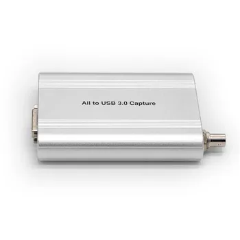 

Supports AV YPbPr VGA DVI HDMI SDI All to USB3.0 Video Capture Dongle Box USB3.0 Male to Type-A Male Cable for VLC/OBS/XSPLIT