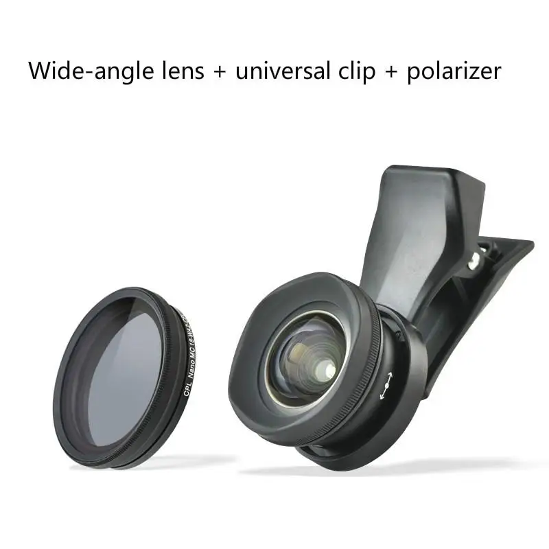 Mobile Lens External Camera Wide Angle Micro Portrait Fisheye Lens 6s 7p 8 Iphonex Professional Hd Photo Mobil - Цвет: Красный