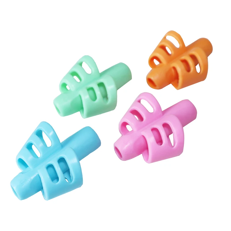 Pen Holder Pen And Brush Holder 1Pc Children's Writing Pencil Pot Holder Silicone Pen Assisted Grip Posture Orthosis