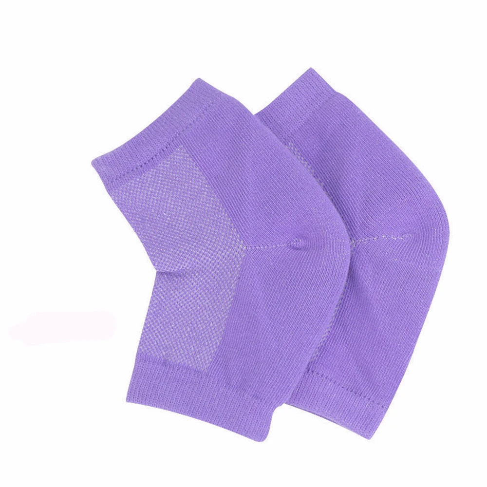 Kit De 3 Chaussettes Hydratantes Pour Pieds Secs/craquelés - Taille 40x13cm - Matière Coton - Noir - Neuf - Soin Des Pieds