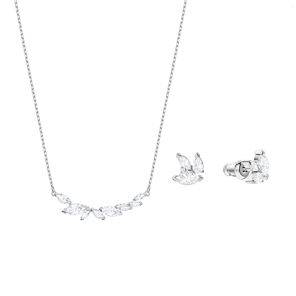 

2019 high-quality new louison bright set winter frost standard sheets crystal ladies engagement classic set jewelry present