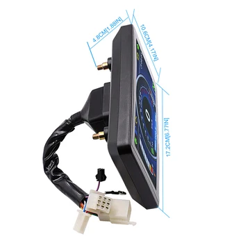 

Motorcycle LCD Screen Speedometer Digital Waterproof Multi-function Odometer S55