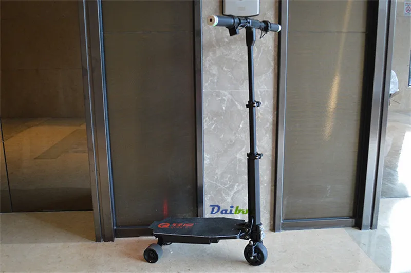 Folding Mini Electric Scooter 4 Inch Portable 3 Wheels Foldable Skateboard Hoverboard Kick Scooter kick-boards 5.3KG for Adults  (22)