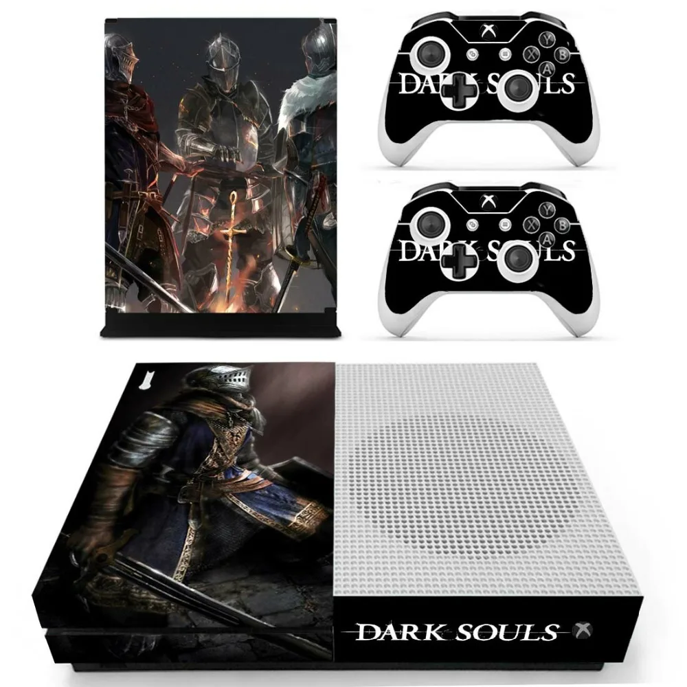 Dark Souls 3 Xbox One S Стикеры s для Xbox one S кожи Стикеры vinilo pegatina для Xbox One Slim консоли и два контроллера