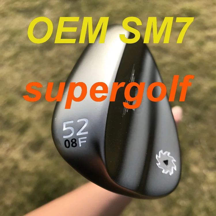 Лучшее качество OEM клинья для гольфа SM7 клинья для гольфа 48 50 52 54 56 58 60 62 градусов с оригинальными канавками для клюшек для гольфа