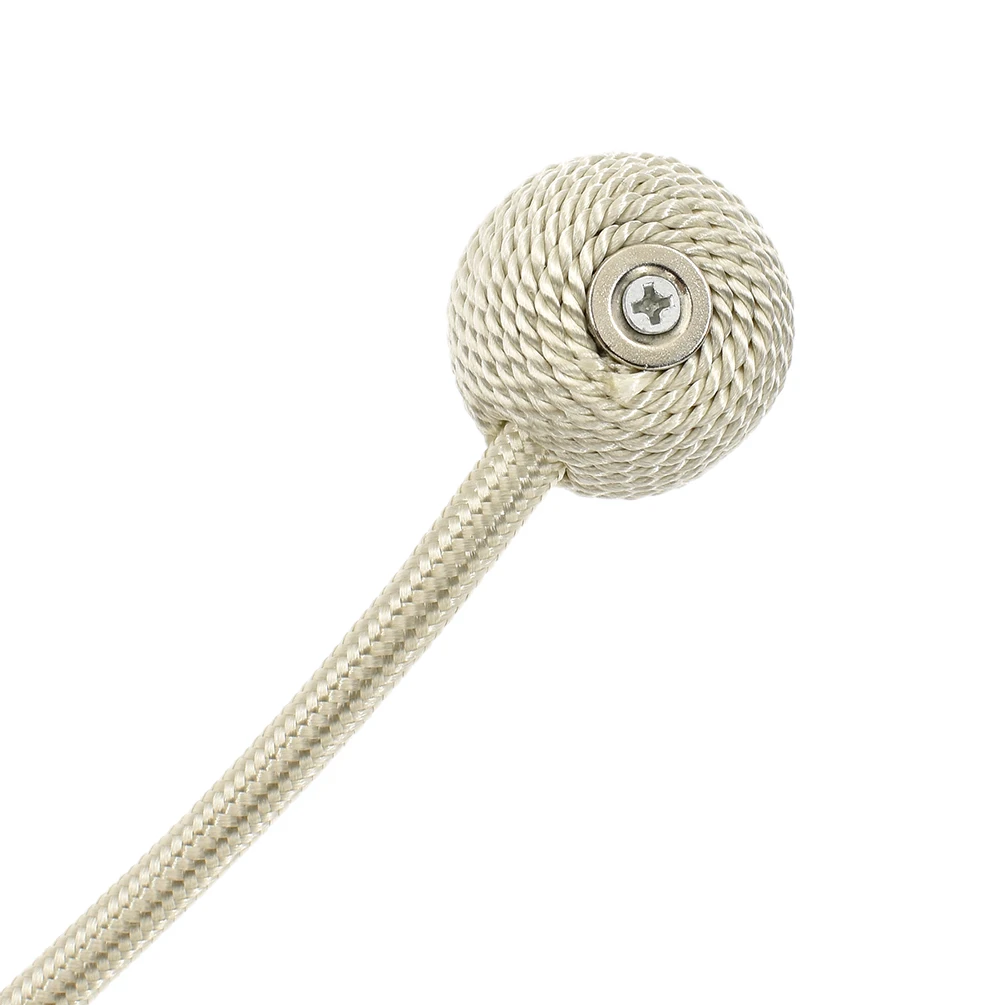 Lychee Life Round Head White Curtain Buckle Free Twist Curtain Buckle Modern Home Windows Accessories Supplies
