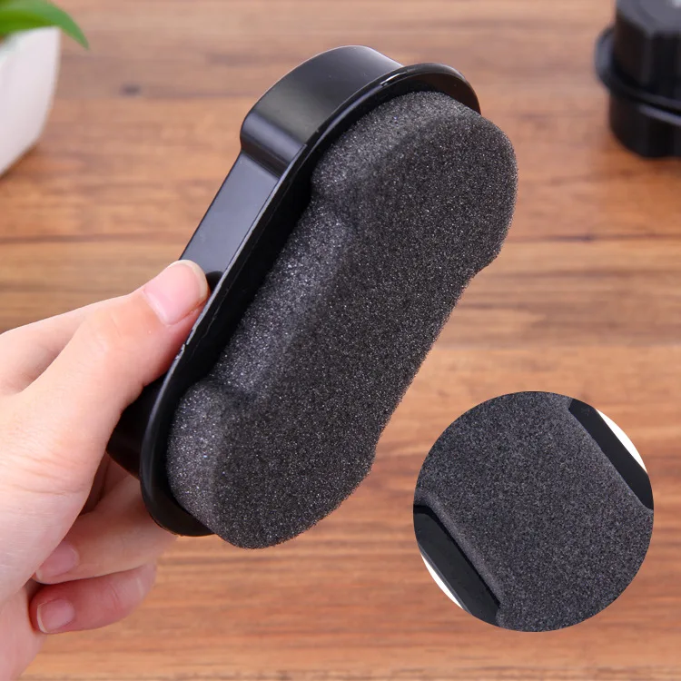Double-Sided a Wipe That Is Light Shoe Wax Genuine Leather Maintenance Nursing Care Shoe-brush Sponge Colorless Leather Shoes Br