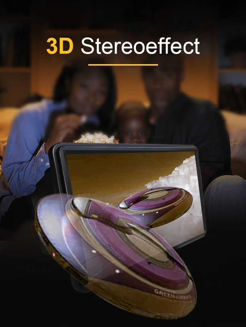 1" увеличитель экрана мобильного телефона 3D усилитель экрана увеличительное HD подставка для мобильного телефона для видео смартфона Подставка Кронштейн