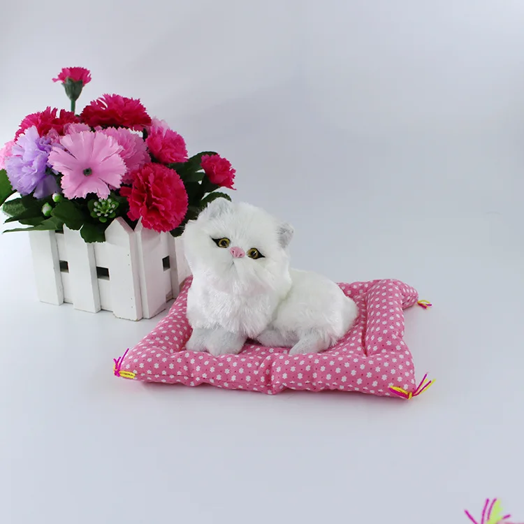 Имитация кошки один клик вызовет подарок на день рождения для девушки творческие подарки живописные области украшения игрушка кошка мяу ремесла