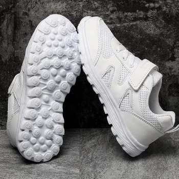 

Shoes kids boys children girls for girl kid boy sneakers sport Tenis infantil menina menino Filla Feminino casual basket White