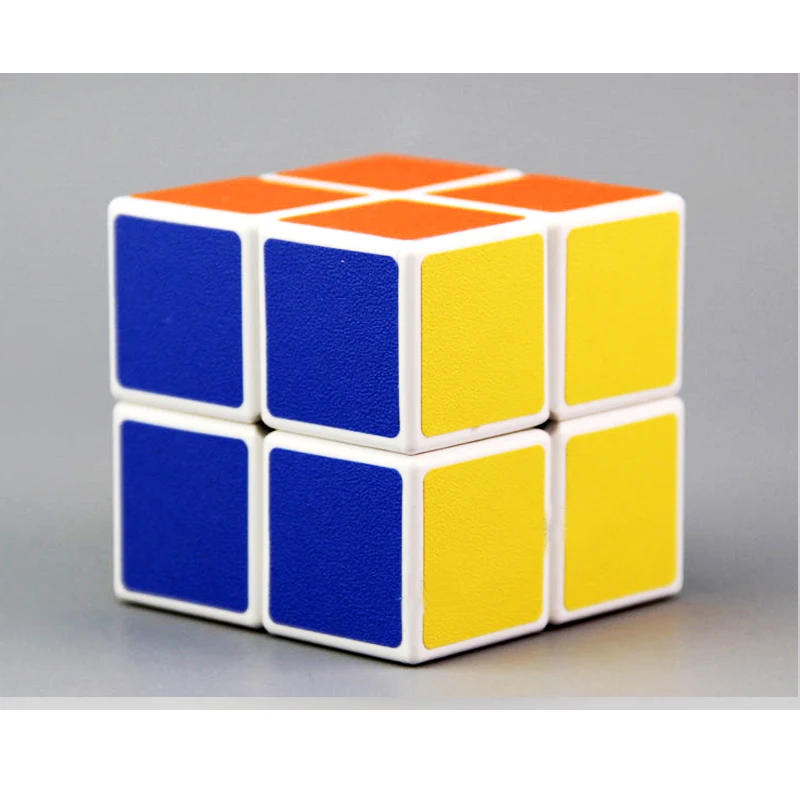 Wdyzd 2x2x2 волшебный кубик Профессиональный 5 см Черно-белый и матовый без наклеек головоломка игрушки для детей взрослых подарок на день рождения