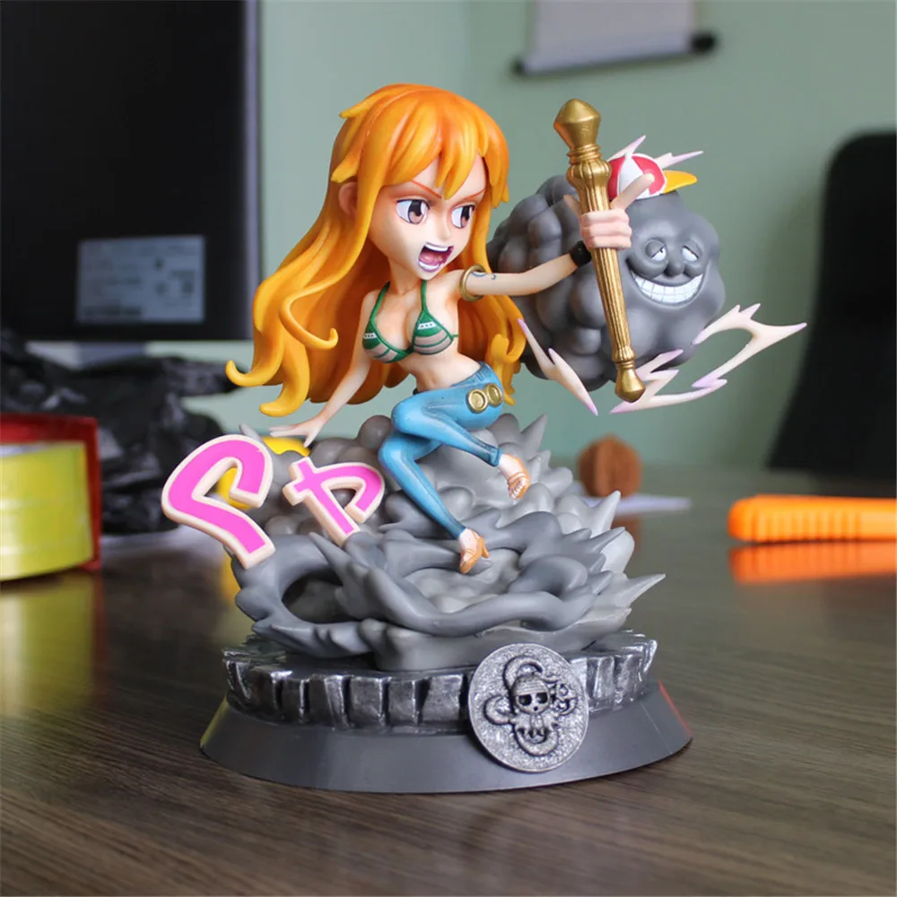 Nami One отдельные Фигурки игрушки GK аниме-фигурка кукла для девочек коллекция одна деталь Luffy GK Nami ПВХ Модель Действие Figma Juguetes - Цвет: no retail box