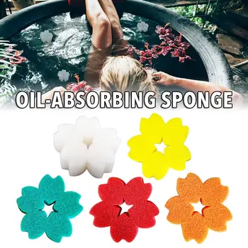 

Floating Scum Sponge Convenient Durbale Oil Absorbing Sponge Hot Tub Swimming Pool Cleaning Tool For Oil Grime Removal Skimmer