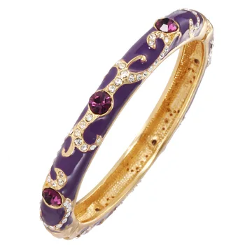 

Authentic Cloisonne Bracelet antique hollow crystal diamond bracelet Korean Fashion Bracelet manufacturers wholesale