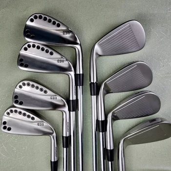

0311 silvery irons Golf Clubs 0311 Golf irons Graphite or steel Shafts 3-9W with Head Cover Free Shipping