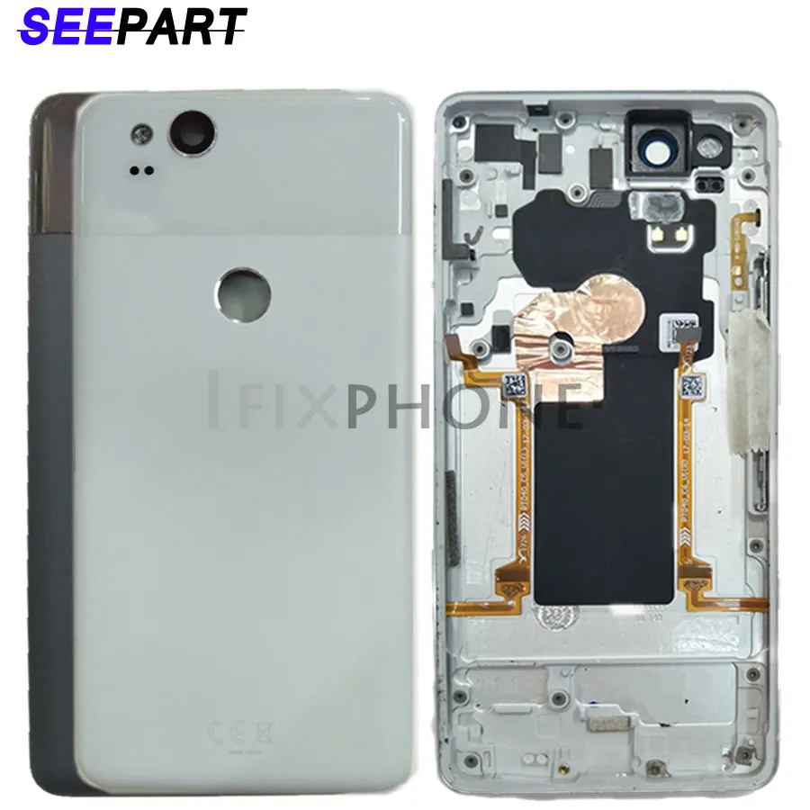 6 0 &quotдля Google Pixel 2 XL задняя Корпус Замена задней Батарея крышка дверца батарейного