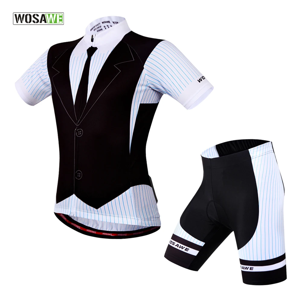 WOSAWE летние шорты рукавом Велоспорт Джерси Ropa Ciclismo Hombre Китай MTB велосипед Велосипедная форма Одежда для велосипедного спорта