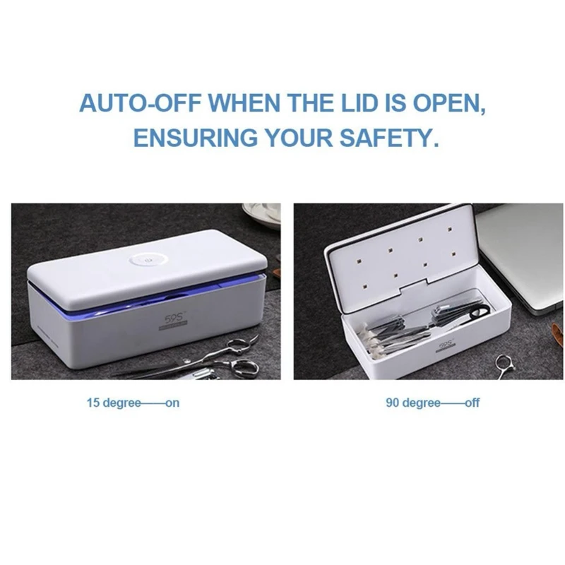 HTHL-Smart Led Uv стерилизатор, коробка для ногтей, аксессуары для макияжа, кисти для макияжа, инструменты для личной гигиены, УФ Дезинфекция, коробка для очистки, Devic