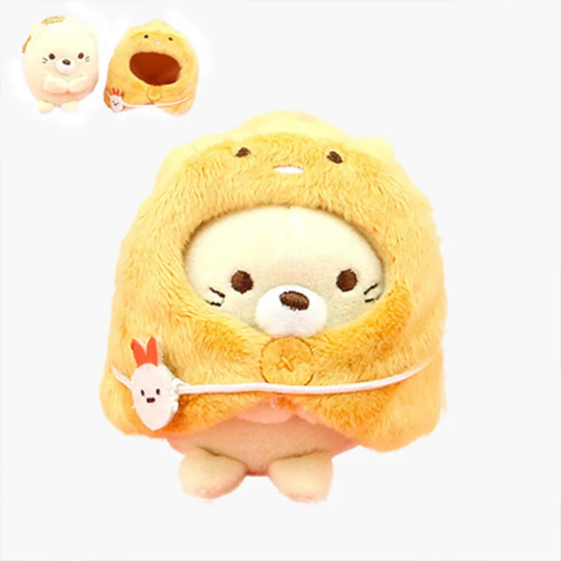 Sumikko гураши со съемной накидкой плюшевые игрушки Peluche мягкие куклы игрушки Детский подарок Juguetes брелок орнамент ключ кулон