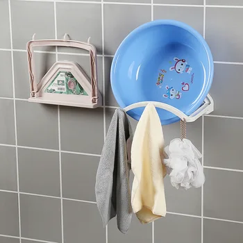 

Washbasin Hanging Rack Automatic Rebound Shelves Kitchen Bathroom Towel Storage Washing Bowl Sponge Drain Holder Home Supplies