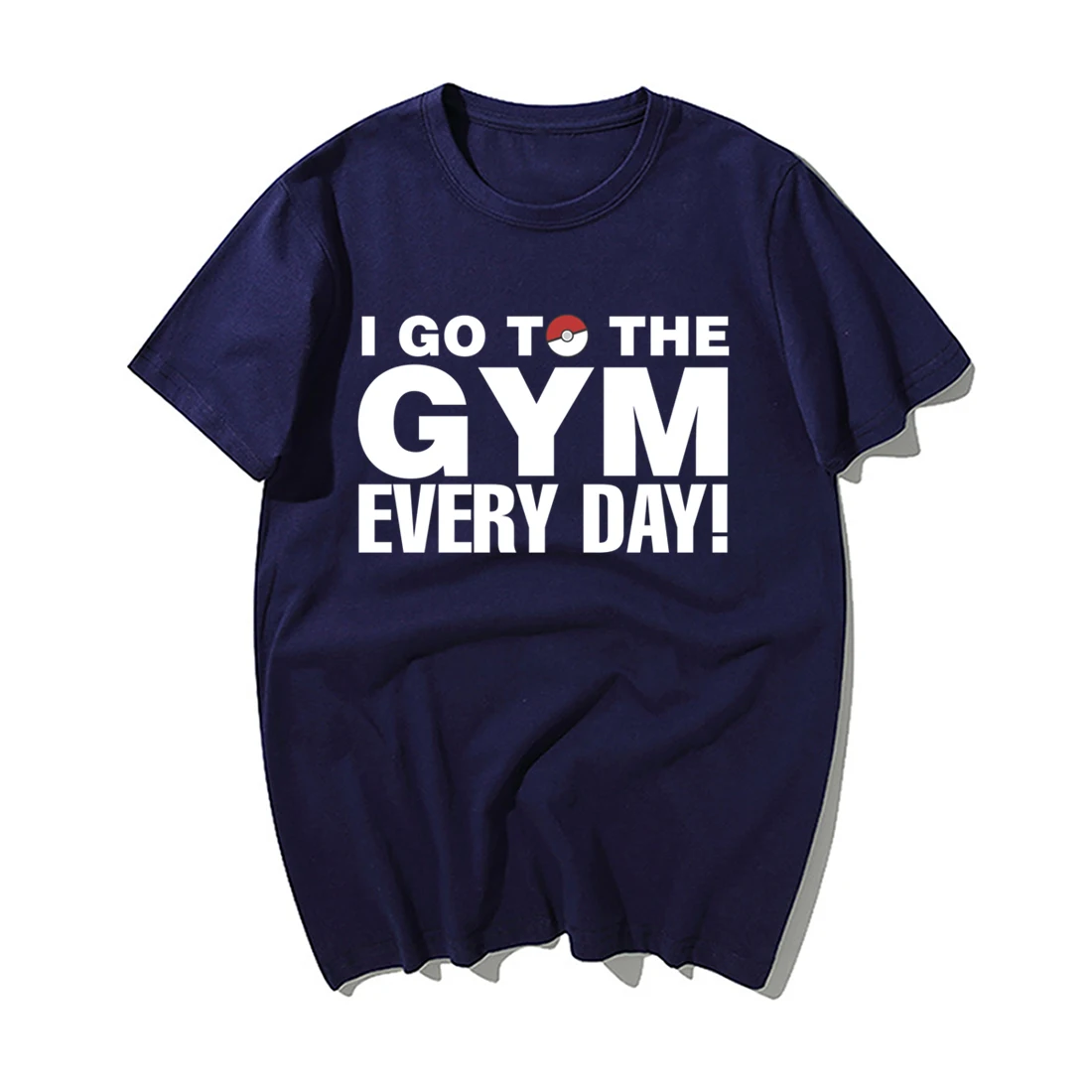 

I Go To The Gym Every Day Tshirt Japan Pokemon Anime Tshirt Summer Casual Cotton Short Sleeve T-Shirt Tops Harajuku Streetwear