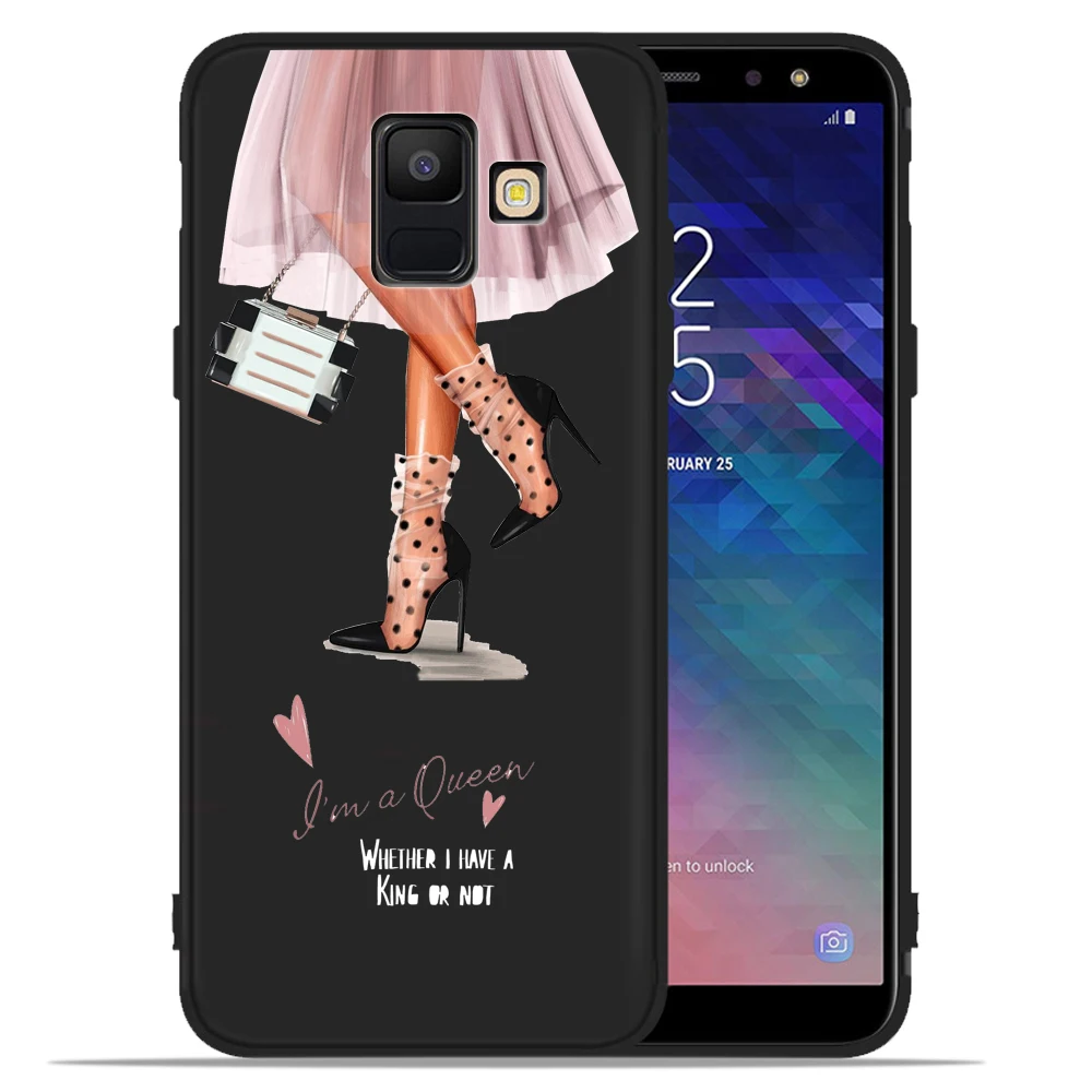 Чехол для samsung Galaxy A7, модный, для девушек, сексуальная девушка, для samsung A7, A6, A5, A8 Plus,, A3, A5, A7,, оболочка, чехол, Etui