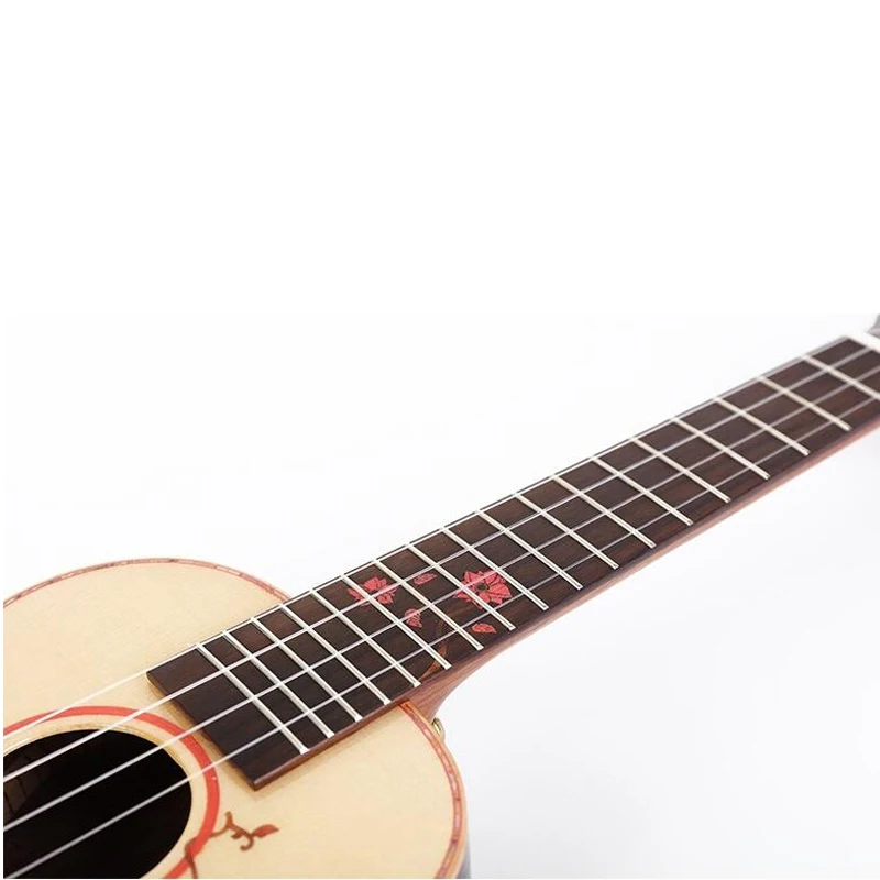 Enya Kaka S1 Массив ели укулеле 2" 26" ukelele Африканский палисандр с обратной стороны концерта/тенор Гавайские гитары, музыкальные инструменты