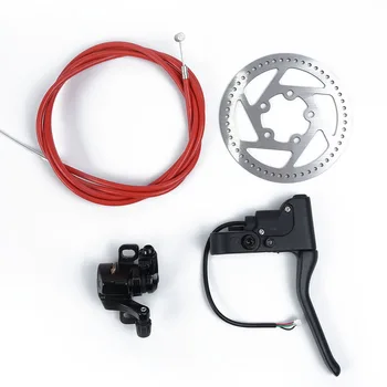 

Full Set M365 Electric Scooter Parts Disc Brake System Upgrade Brake Lever Disk Break Cable Accessories