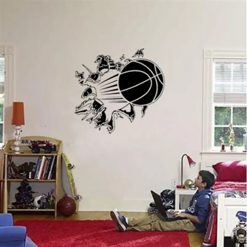 

Basketball Player Sticker Decal Sports Posters Home Decoration Vinyl Wall Decals Decor Mural Shoot Wall Car Decal
