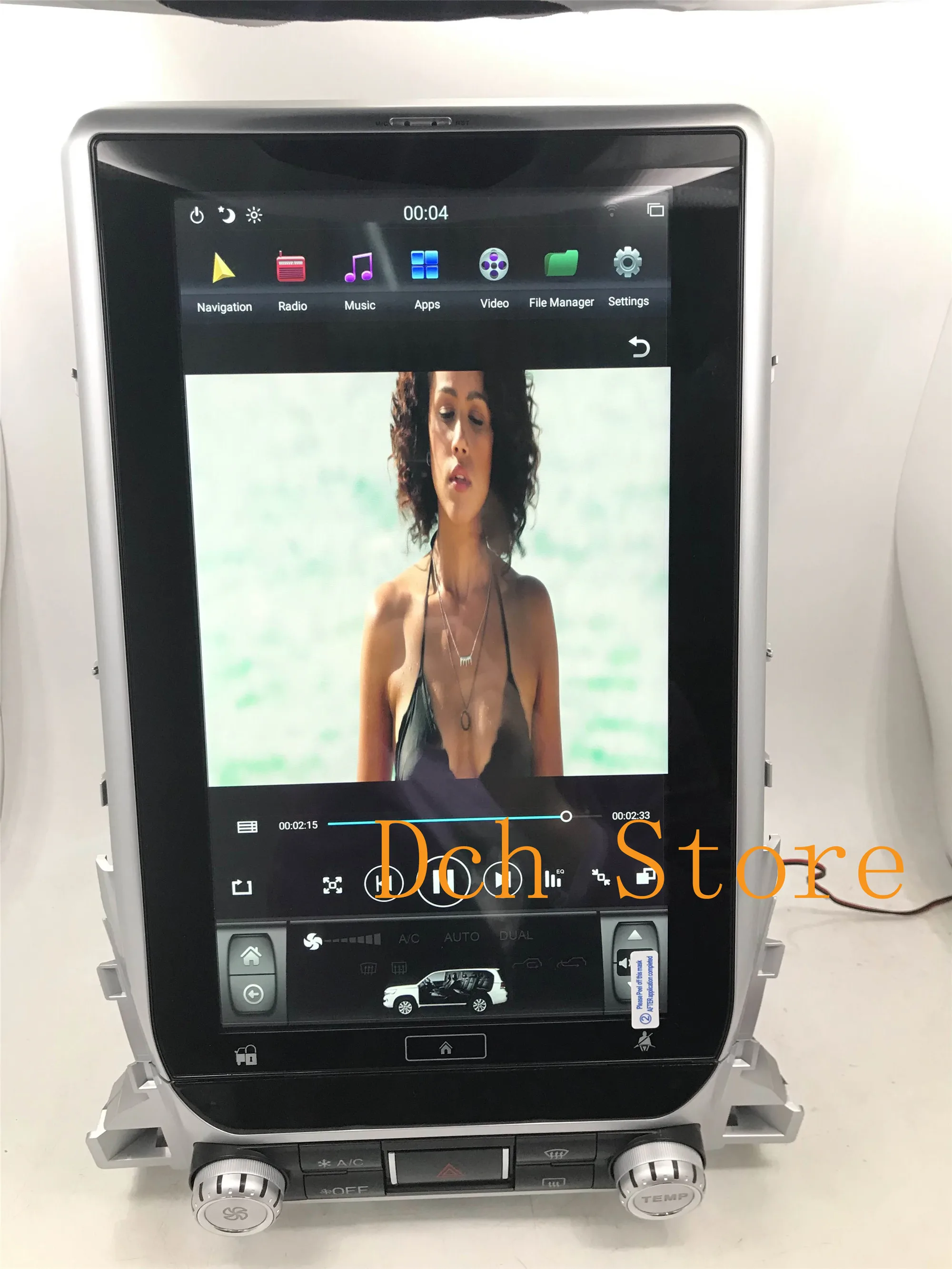 13,6 ''Тесла стиль PX6 Android 8,1 автомобильный DVD gps навигация радио для TOYOTA LAND CRUISER LC200- ips CARPLAY стерео BT5.0