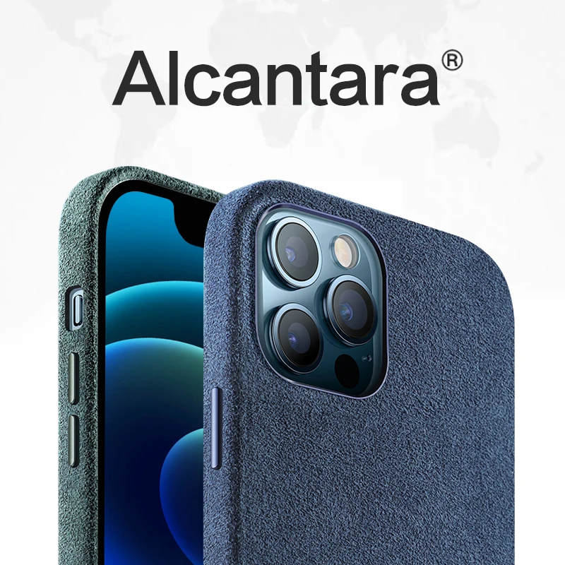 SanCore ALCANTARA чехол для iPhone12 12Pro 12 бетонный мини Чехол iPhone11 11Pro 11 завод крышка все