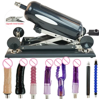 FREDORCH Updated version Sex Machine Gun with Big Dildo, Automatic Sex Machines for women, love machine with 8 attachment