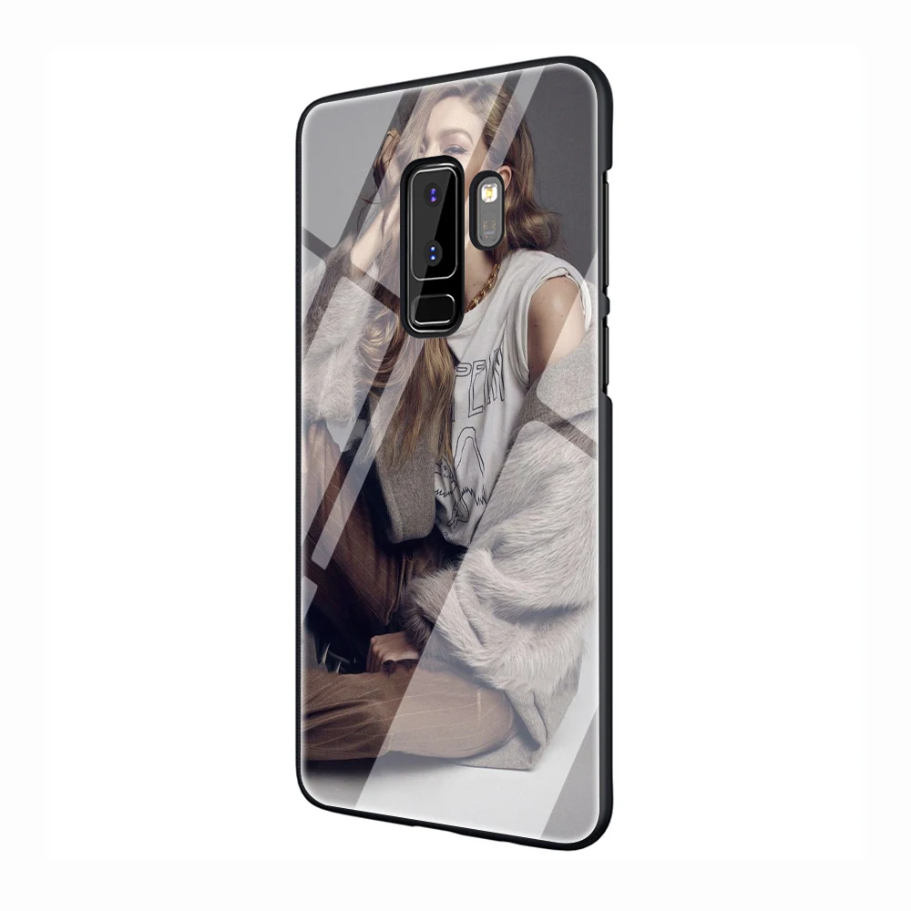 EWAU Gigi Hadid; Стекло чехол для телефона для samsung Galaxy S7 8; большие размеры 9, 10; плюс 10 плюс Note8 9 10 плюс A10 20 30 40 50 60 70 - Цвет: G4
