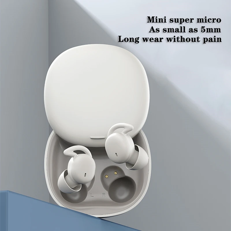 TWS беспроводные Bluetooth наушники мини невидимые спящие Наушники Hi-Fi стерео с