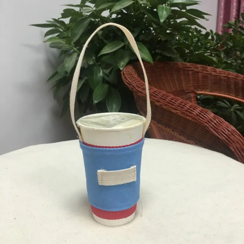 7 Тип многоразовый мешок для напитков экологически чистый мультфильм крышка чашки холщовые сумки для чая кофе Напиток сумка дорожная сумка для хранения