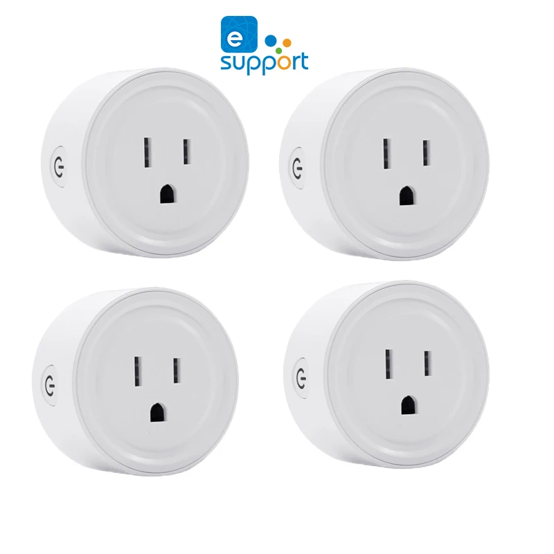 ewelink app Lonsonho, 4 шт., умная розетка Tuya eWeLink Zigbee, Wi-Fi, США, умная розетка, розетка, работает с Alexa, Google, домашний помощник, мини - Цвет: ewelink app