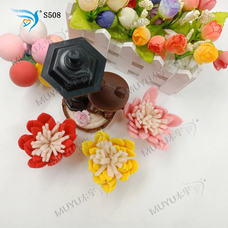 Цветок новая деревянная форма вырубки для скрапбукинга Thickness-15.8mm S508