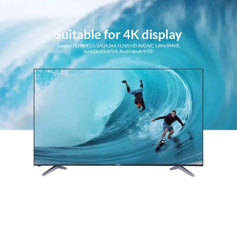 4K Ultra HD TV Box For Android 4.4 2 GB DDR3 8 GB ROM Smart Set Top Box Support Multi-language