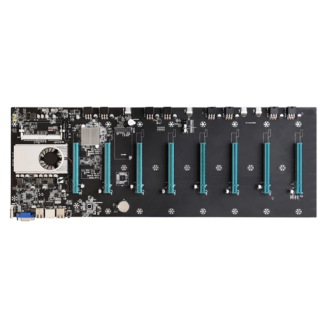 BTC-S37 Pro Mining scheda madre 8 PCIE 16X scheda grafica SODIMM DDR3 SATA3.0 supporto VGA e HDMI-compatibile per BTC Miner Machine 1