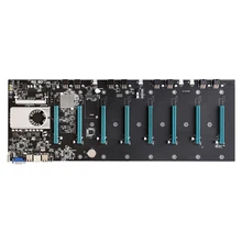 Carte mère 8 PCIE 16X pour minage, composant pc, Compatible avec processeur SODIMM DDR3 et sata 3.0=