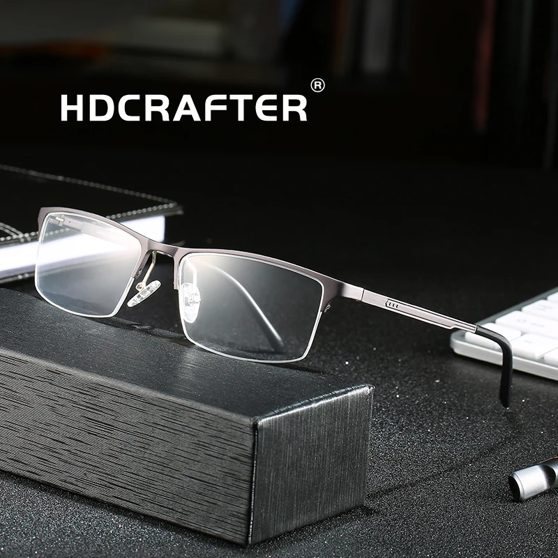 HDCRAFTER очки оправа для мужчин квадратные Рецептурные очки новые очки для близоруких женщин Oculos De Grau