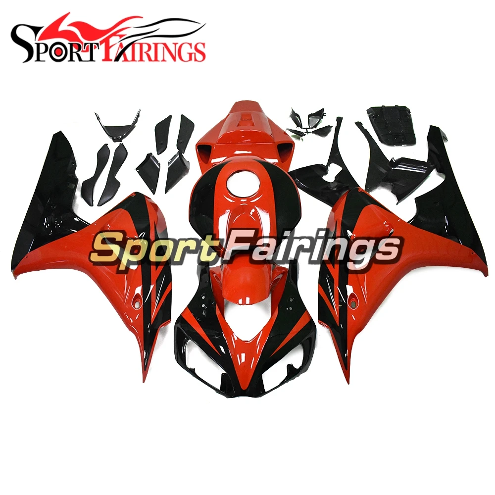 Корпуса для Honda CBR1000RR 2006 2007 06 07 рамы кузова ABS Пластиковые чехлы для инжектора Sportbike кузов красные черные ковбойские панели