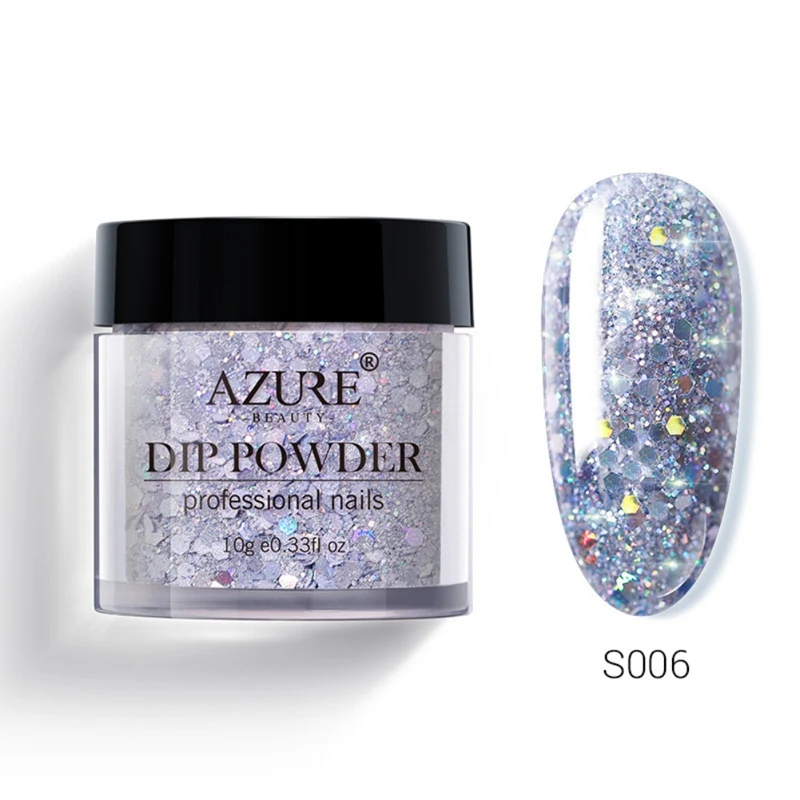 Colorful Platinum Nail Dipping Powder Glitter Nail Powder Nail Art Fluorescent Powder 7 Type Beauty Accessories