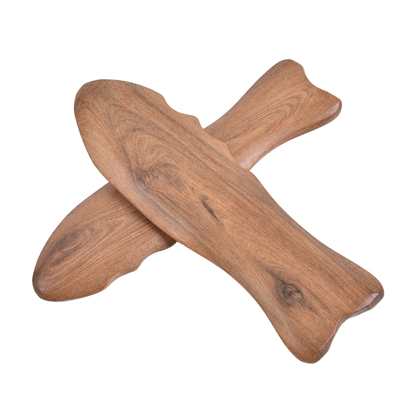 Good Healthy Wooden Fish Shape Body Massage Tools Health Care Relaxation Foot Roller Massager Hand Wood Tool | Красота и здоровье
