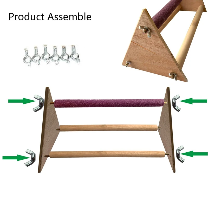 Курица окунь курица деревянная подставка игрушка для кур ручной работы качели